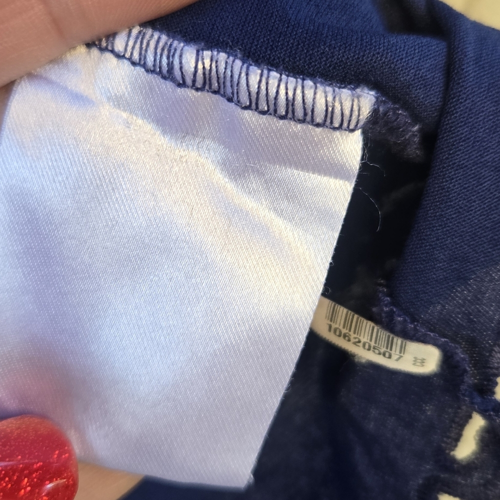 GUCCI Navy Blue Eyelet Blouse - Picture 7 of 9